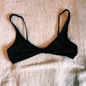 a&f tie front bikini top